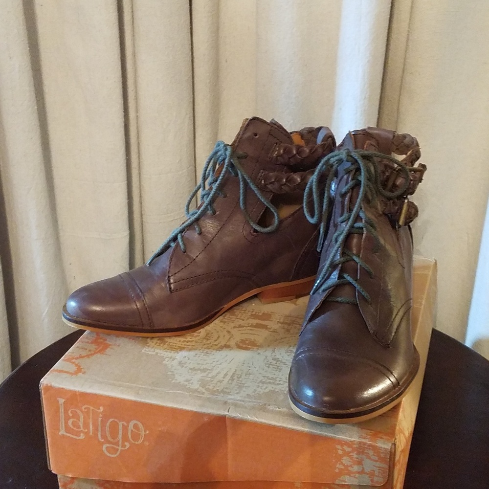 Dark Chocolate Latigo Booties